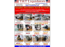 T&T Liquidators Surplus Inventory Sales Flyer